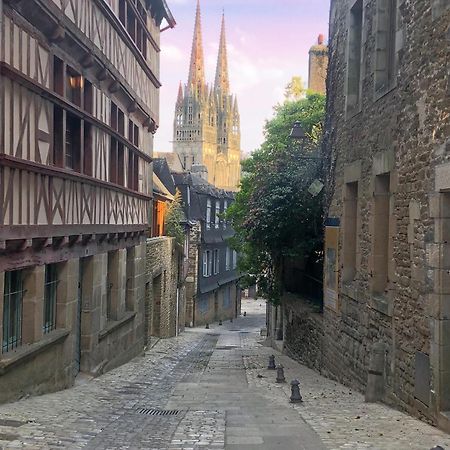 - La Suite Delos - Jacuzzi 2 Places - Centre Ville A Pied - Lit Queen Size - Parking Privee - Wifi - City Center Within Walking Distance - Quimper Exterior foto